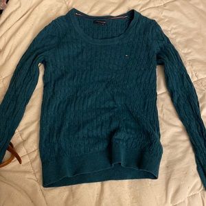 Tommy Hilfiger teal sweater